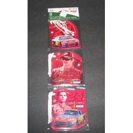 JEFF GORDON 9 Assorted Die Cut Christmas Gift Tags  Tie On  NEW-**Rare***