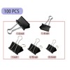 Binder Clips Assorted Sizes - Office Supplies - Bulldog Clips,
