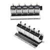 Stainless Steel Mechanical Counter 4‑Digit 5 Units Hand Tally Mechanical