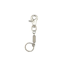 Keychain,Bolt Snap Keychain Key Ring Chrome plated Keychains, Simple Car Accessories Keyfob Key Holder for men.