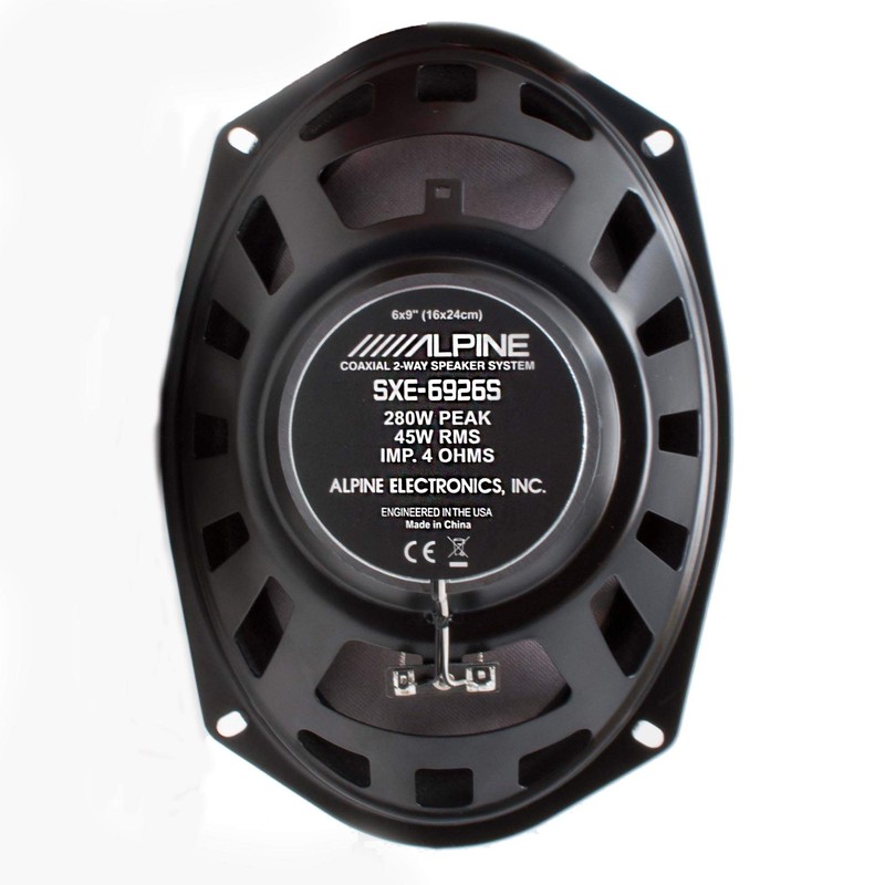 Alpine SXE-6926S 6x9 2-Way Coaxial Speakers (Pair)