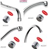 Schläfer 10005106 Anti-limescale Aerator M24 x 1 Male Thread Gold-Flash