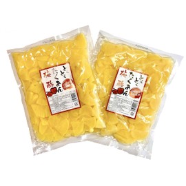 Domestic Plum Vinegar Takuan Bite Cut, Hassle-Free, 14.1 oz (400 g) x 2 Bag Set
