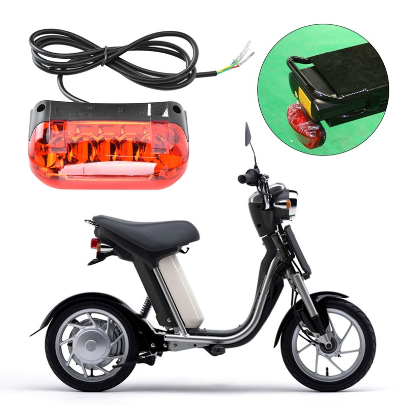 Motorcycle Taillight Brake Light 2 In 1 Intelligent Stop Lamp