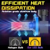 AQJ H11+H11 LED Headflight Combo Bulbs Light KIT AS For