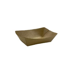 Niche Plus Disposable Craft Unbleached Tray, Paper, Dinnerware, Waterproof, Oil-proof, Mini, Approximately 100 Sheets