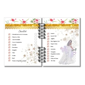 Agenda De Boda Wedding Planner De La Novia Planificador