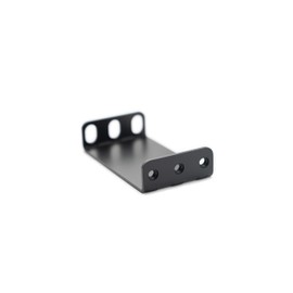 LiyaTech Rackmount 3.1 inch Rack Recessed Adapter for 1U Rack, Black