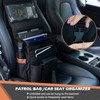 SPORJET Car Seat Organizer with Lid and Laptop Compartment (Fits