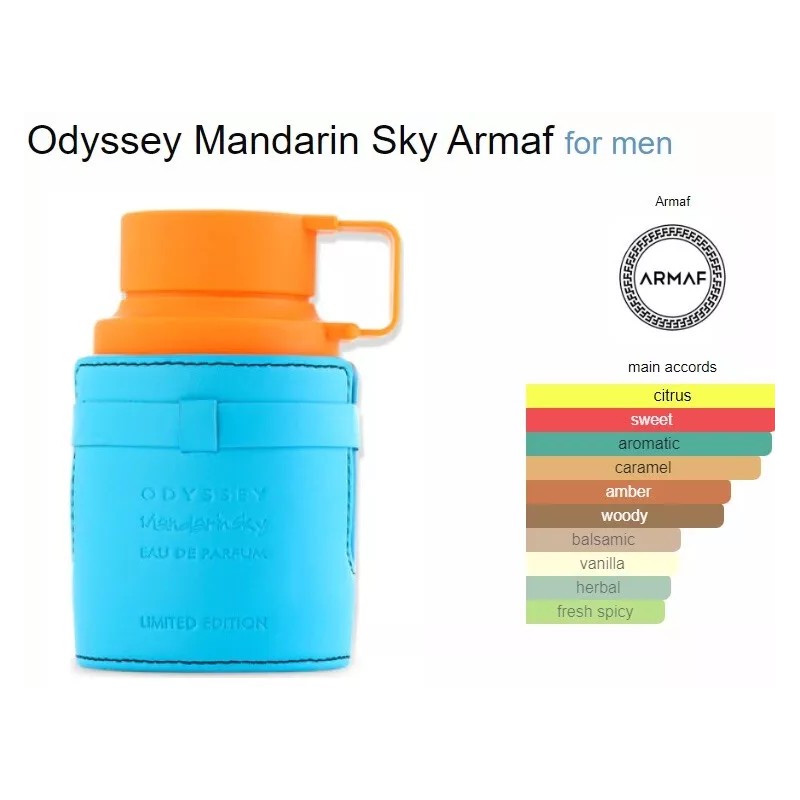 ARMAF ODYSSEY MANDARIN SKY 3.4 FL OZ EAU DE PARFUM