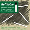 Faber-Castell 185610 Gomma di Precisione di Penna E Ricarica, Ricaricabile