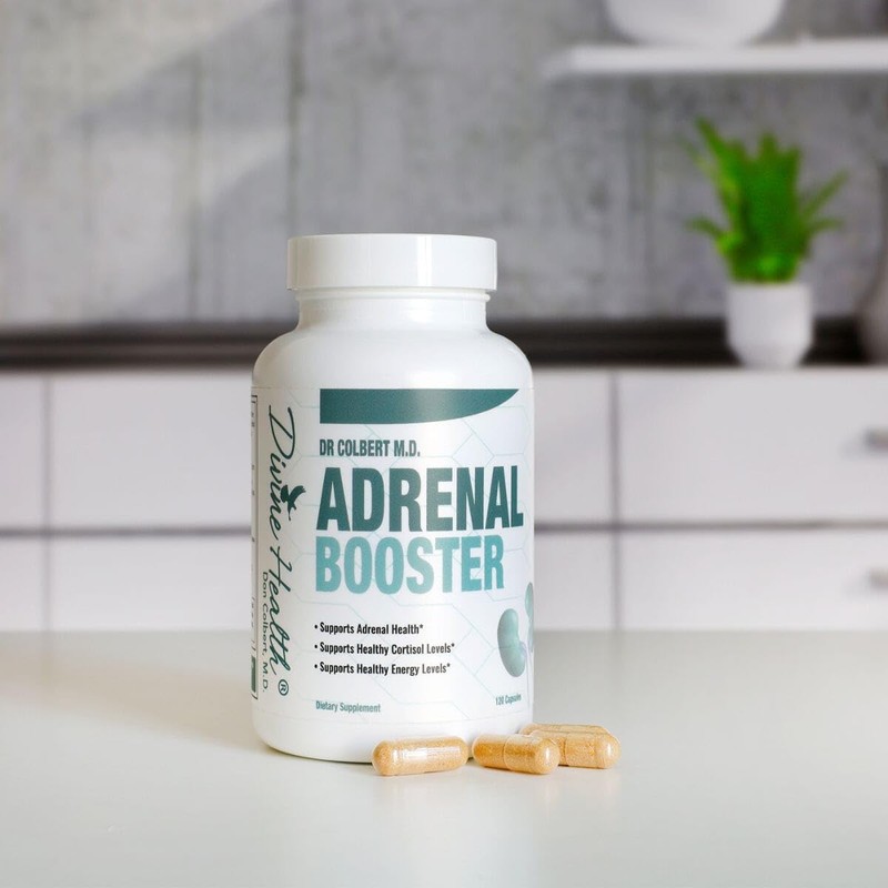 Divine Health Dr. Colbert MD Adrenal Formula Supports Adrenal Function,