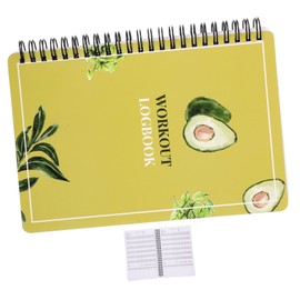 DOITOOL Fitness Planner Notebook Portable Workout Journal for Diet and Exercise Tracking for Organizing Gym Schedules and Personal Health Plans for Year