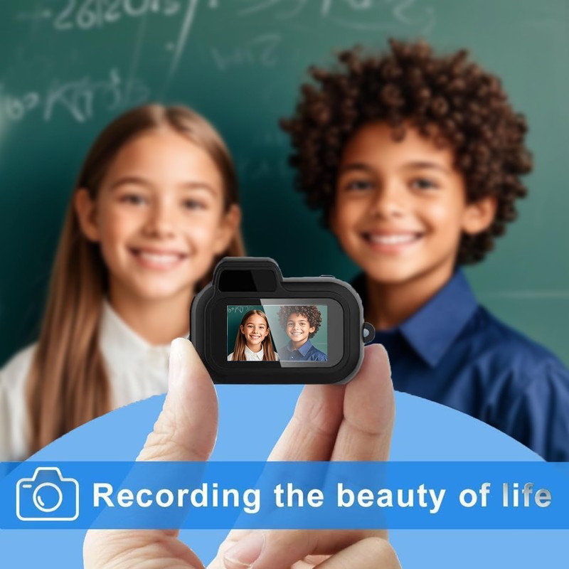Gsnagole Keychain Camera, World's Smallest 1080P HD Mini Camera, Retro