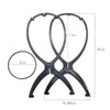 BHCCYS Wig Head Stands Portable Collapsible Durable Wig Display