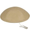Zion Judaica Deluxe Linen Kippah Yamakas - Yarmulkes para ceremonia