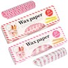 Sunch Craft 100 Sheets Wax Paper Sheets Heart & Rose