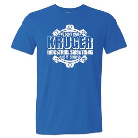 Kruger Industrial Smoothing Shirt Kramerica Serenity Now Festivus Gift Summer of George - (Blue, 2XL)