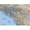 California and Nevada Physical Map - 23.4 x 33.1 Inches