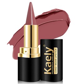 Kaely Mauve Gradient Matte Lip Liner Pencil & Lipstick Crayon Combo for Women, 2in1 Flawless Contour Gradual Ombre Effect Lip Pencil Makeup Waterproof, labiales mate 24 horas originales, 05