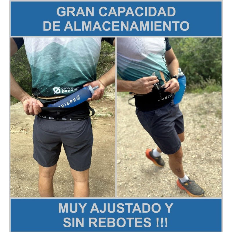 LOBISPEQ® Compression Running Belt + Back Support + Stick Holder