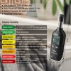 ERAY Digital Psychrometer Thermometer Hygrometer with Backlight, Temperature and Humidity
