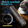 Thinkpro 10 Spline Lug Nut Socket,Compatible with Bimecc 10 Point