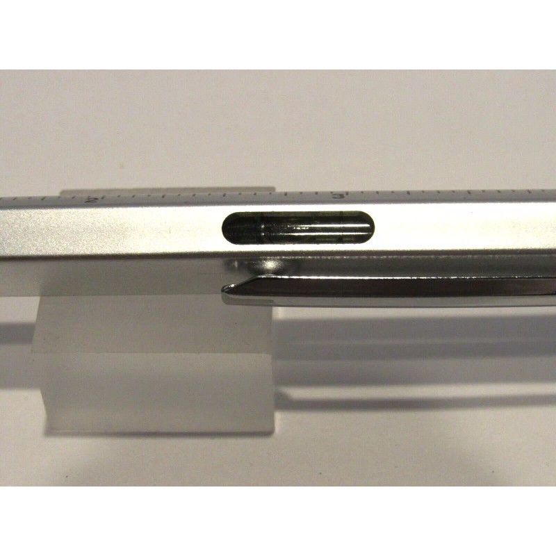 TERZETTI LEVELER BALLPOINT PEN WITH STYLUS AND RULER- RED- MULTI