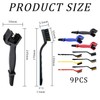9 Pieces Of Multi-Function Cleaning Brush, Bicycle Chain Cleaning Tools,