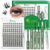 AILAISHI Lash Clusters Kit, DIY 3D Cluster Eyelash Extensions 10‑18mm,120pcs