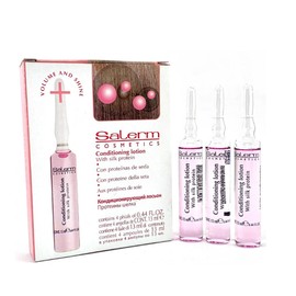 Salerm Cosmetics Conditioning Lotion with Silk Protein-4 phials of .44oz/13ml