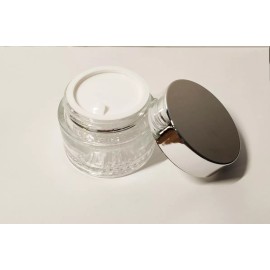 Meliars Envase Pomadera Cristal 30 Grs Deluxe (50 Piezas)