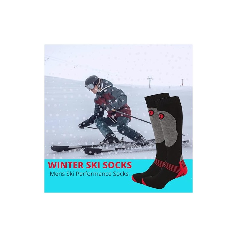 Max Men Thermal Snow Socks | High Performance, Grip &