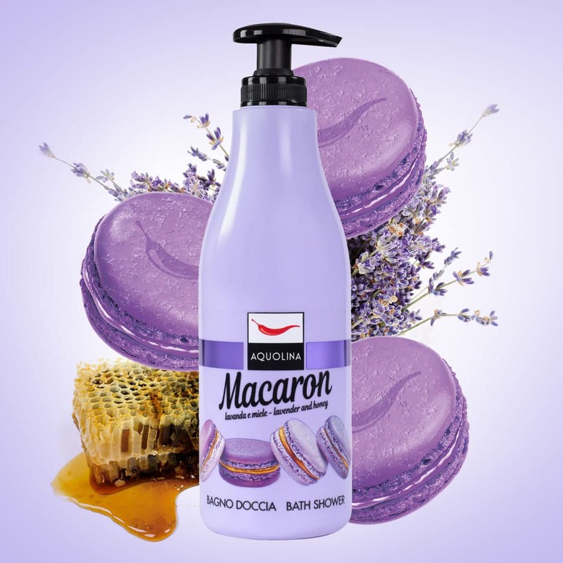 Aquolina Shower Gel Macaron Lavender and Honey Delicate and Light