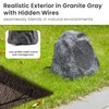 Theater Solutions 2R8G Outdoor Granite 8" Rock 2 Speaker Set