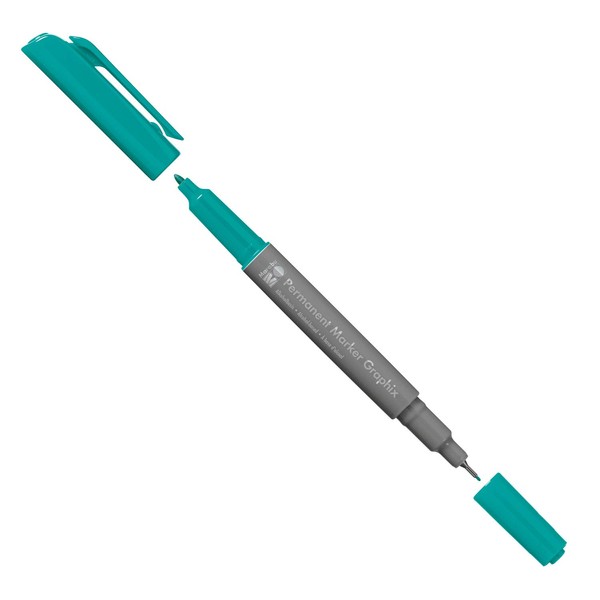 Marabu 01470003297 - Permanent Marker Graphix in Aqua Green, with