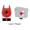 Korky 3030BP Flapper for Eljer Toilet Repairs - Replaces Eljer