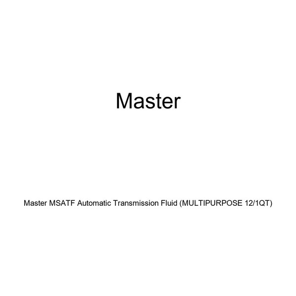 Master MSATF Automatic Transmission Fluid (Multipurpose 12/1QT)