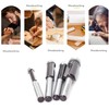 4pcs Flush Trim Router Bit 1/4 Inch Shank, Top Bearing