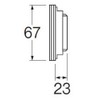 SANEI PR72-45 Bath Vanity Lid No Hole Seal, Bathtub Hole