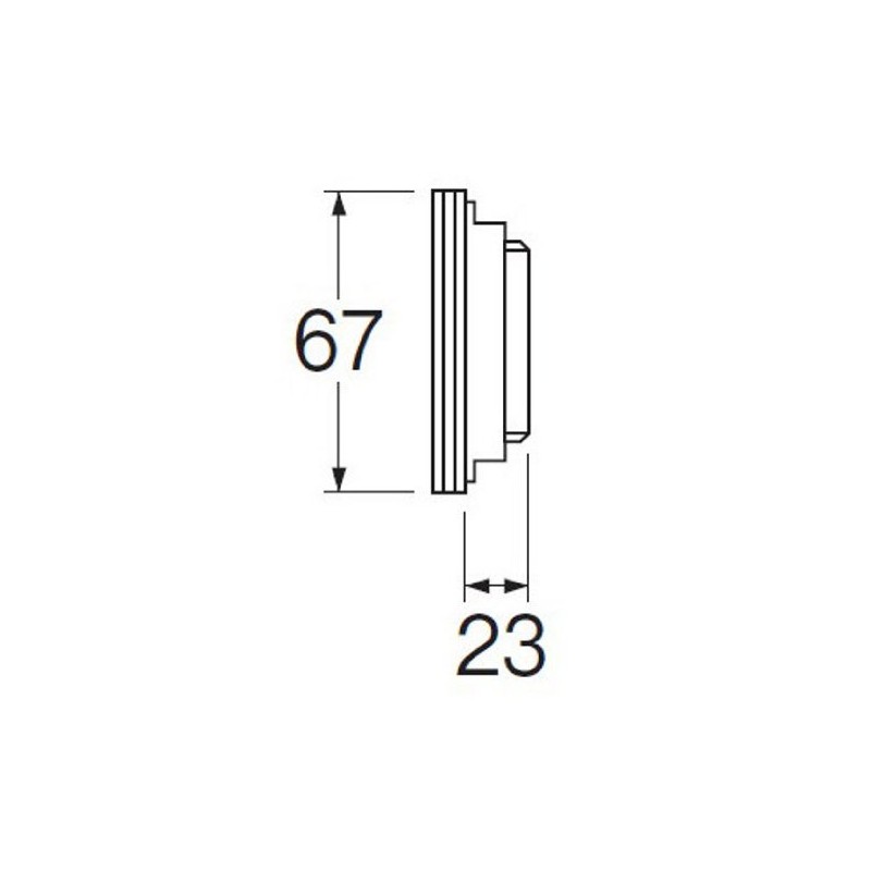 SANEI PR72-45 Bath Vanity Lid No Hole Seal, Bathtub Hole