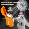 LcFun Electric Lighter - USB C Rechargeable, Windproof, Waterproof Flameless