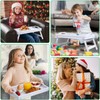 Breakfast Tray Folding Legs with Handles Kids Bed Tray Table