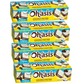 Coconut Patties, Chocolate, Oh Asis! Anastasia Coconut Patties Original, (4 count) 10oz.