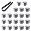 BEIBXHQQ 20PCS Nut Protective Covers with 1pc Clip, Tire Nut