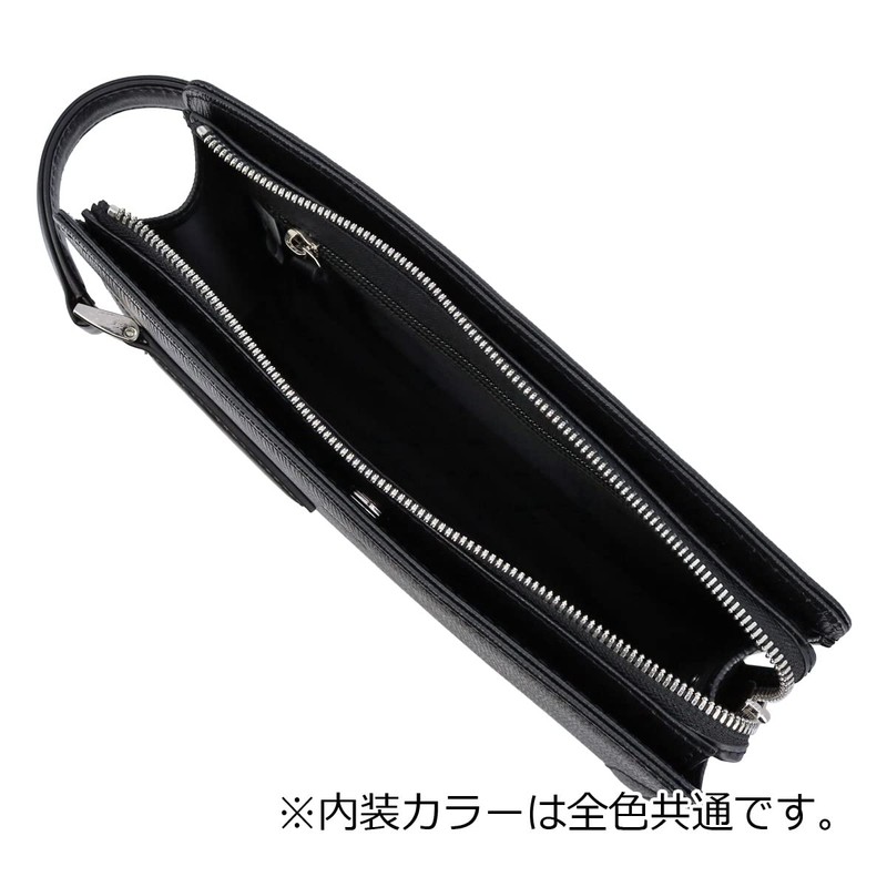 Takeokikuchi 724211 Men's Clutch Bag, Second Bag, Genuine Leather, Spada,