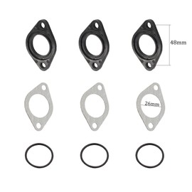 26mm Intake Carb Manifold Gasket for 50cc 90cc 110cc 125cc 140cc 150cc 160cc Pit Dirt Bike Quad ATV Buggy *3 Pack*