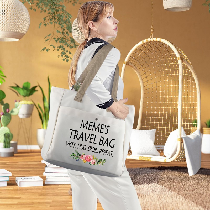 WCGXKO Meme Gift Zipper Pouch Bag Mother Day Gift for