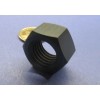 Basic Hex Nut, PVC Plastic, 3/4"-10 Thread x 1 1/32"