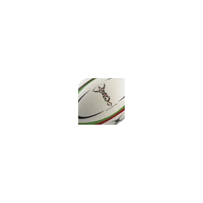 Harlequins Midi Replica Rugby Ball - White - size Midi